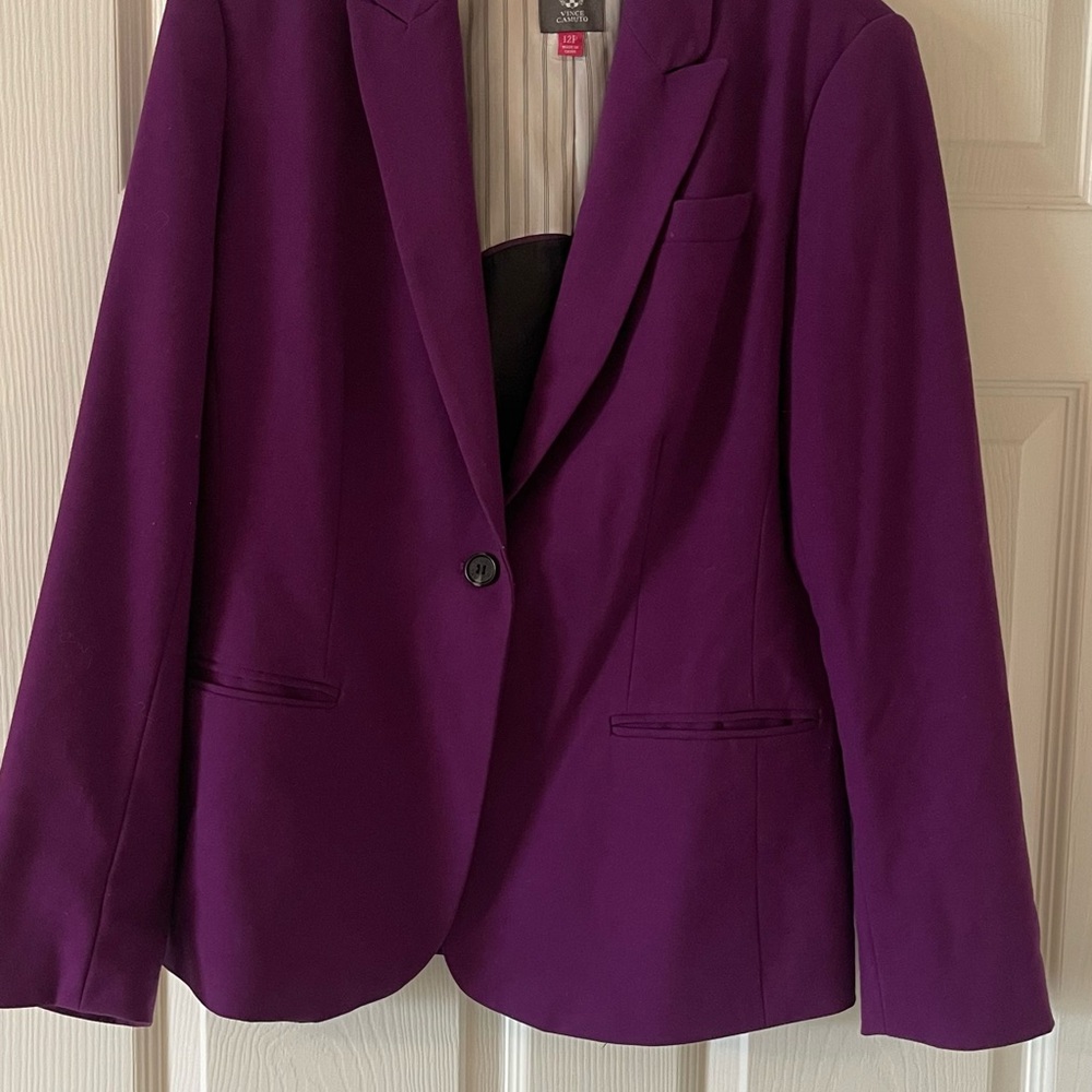 Vince Camuto Rich Purple Blazer